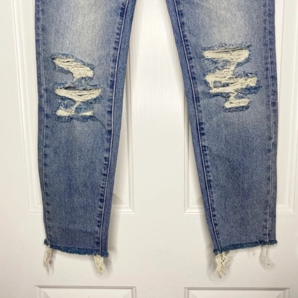 NWT ALLSAINTS Muse Ankle Slim Distressed Boho Jeans 24